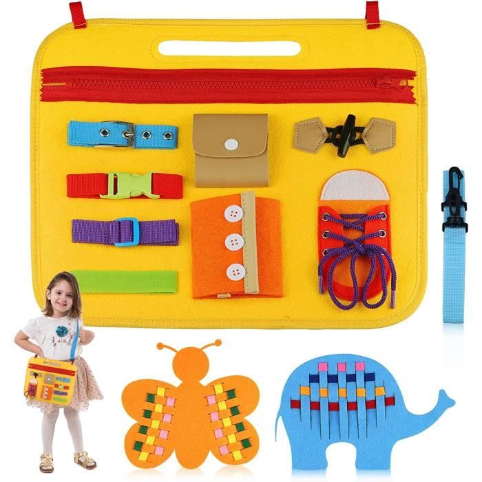Jouets Montessori, Jouets éduc Teaisiy Busy Board pour Enfants Jouets Cadeaux Jouets Montessori, Jouets éduc Teaisiy Busy Board pour Enfants Jouets Cadeaux