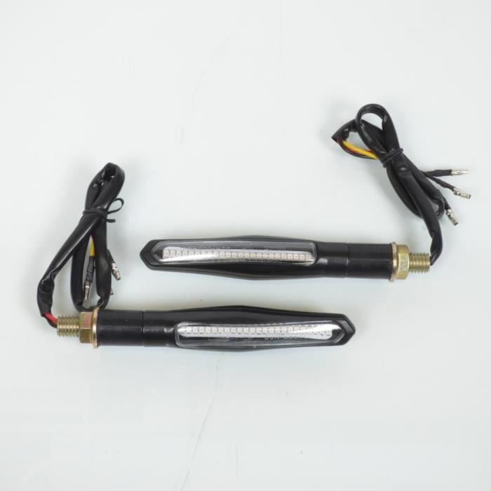 Feu Arrière LED Séquentiel Universel Moto - Avec Clignotants Intégrés, Bande 29 Cm Ou 45 Cm