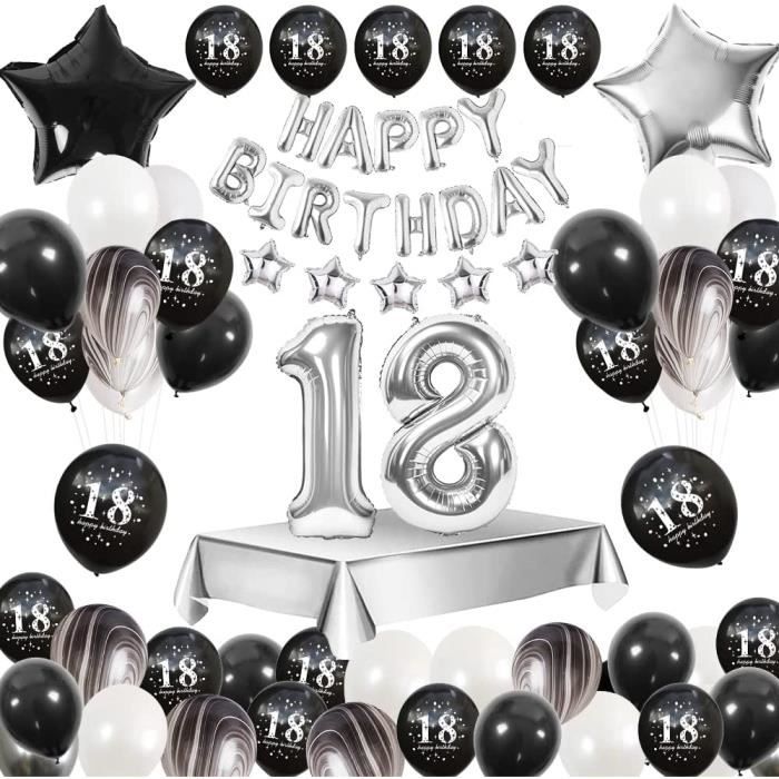 décoration ballons  Déco anniversaire 18 ans, Décoration fête  anniversaire, Décoration anniversaire