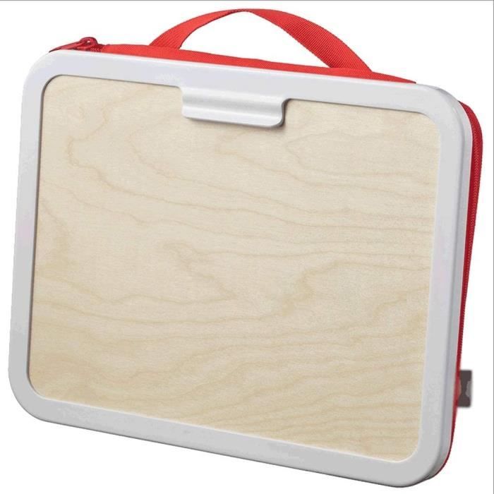 Valise de dessin de projection Rouge pour enfants, tableau d'écriture graffiti, planche à écrire et planche à dessin lumineuse - Jeux - Jouets