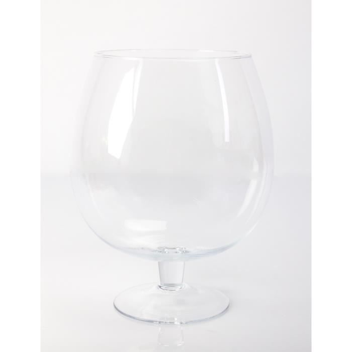 Vase Boule Sur Pied - Grand Verre À Brandy Liam, Transparent, 30 Cm, Ø 23  Cm - Verre Xxl - Verre Géant - Inna Glas - Cdiscount Maison