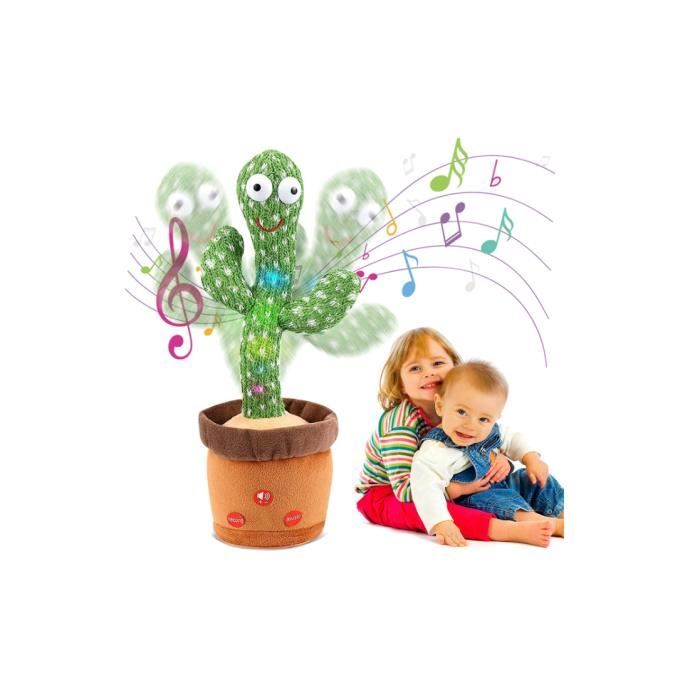 Jouets en Peluche de Cactus, Chantant et Dansant Cactus pour Enfants, Jouet  en Peluche électroniques Cactus Peut enregistrer, - Cdiscount Jeux - Jouets
