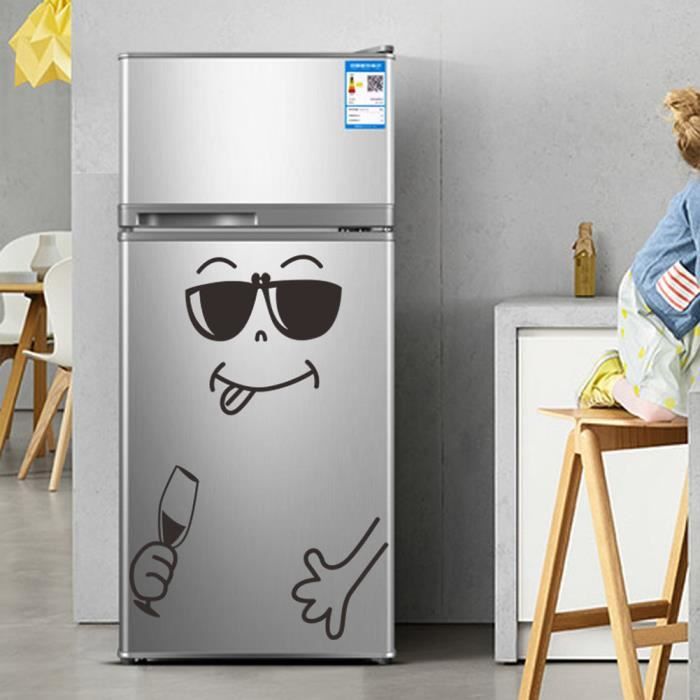 Stickers autocollants pour grand frigo Porte de Container cuisine