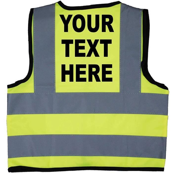 Salzmann Gilet De Sécurité Pour Enfants - Gilet Réfléchissant Pour Filles Et Garçons - Fabriqué Avec Du Matériau
