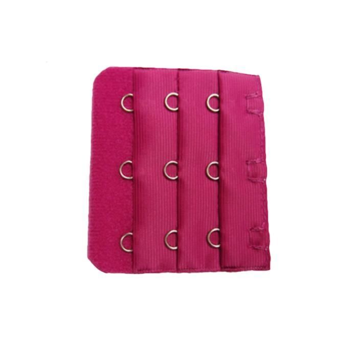 1 Rallonge extension soutien gorge 3 crochets Rose