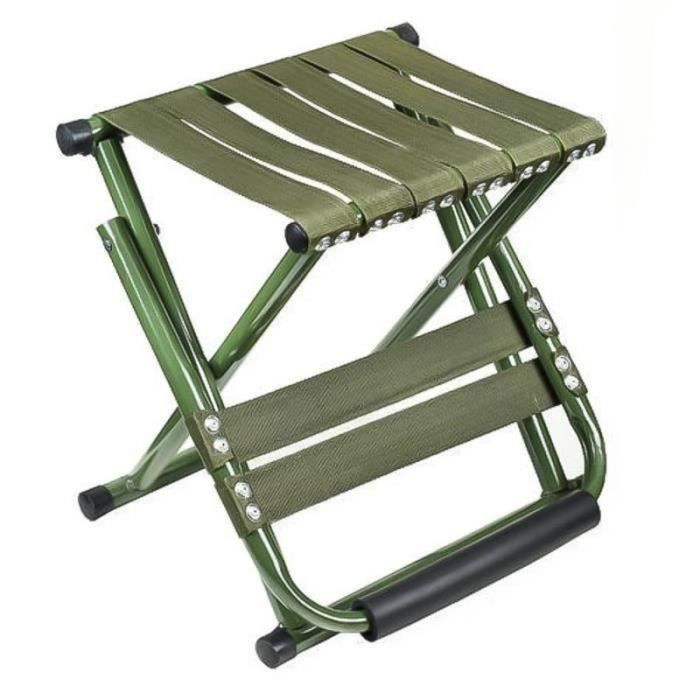 Tabouret de pêche A - Marchepied pliant en bambou, Chaise de bain en