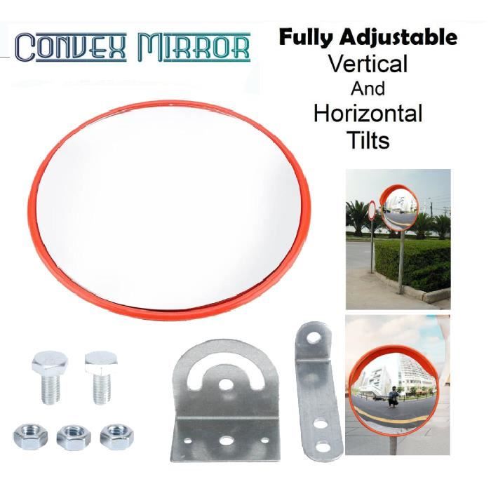 Miroir D'Observation Intérieur 40 Cm – Angle Large Pour Garage, Atelier, Couloir, Supermarché