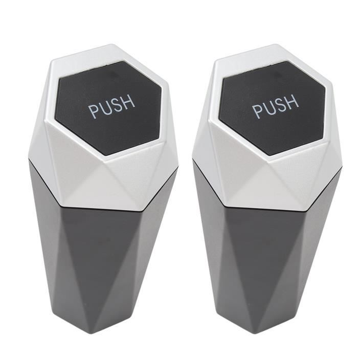Poubelle De Voiture Avec Couvercle - Étroite, Étanche, Pour Auto, Maison, Bureau - ABS, Compacte