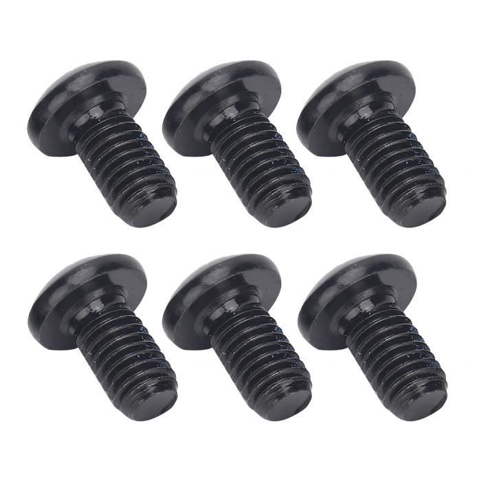 12 Vis M5x10mm Pour Disque Frein Vélo - Acier Inoxydable Noir, Anti-Dérapage, Compatible VTT Et Route