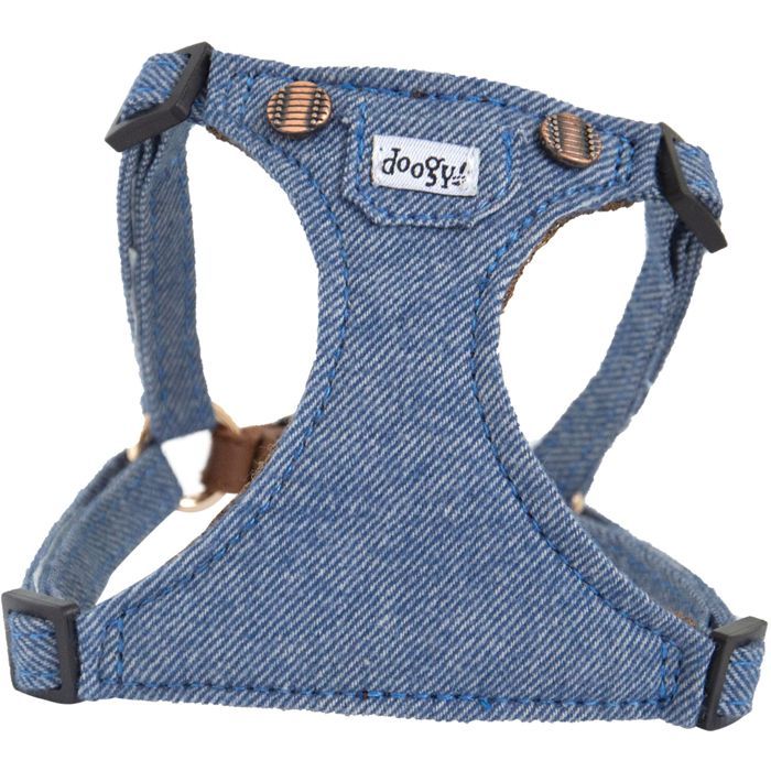 Comparer les prix de Harnais chien Vintage Bleu Taille : T1 - DOOGY FASHION