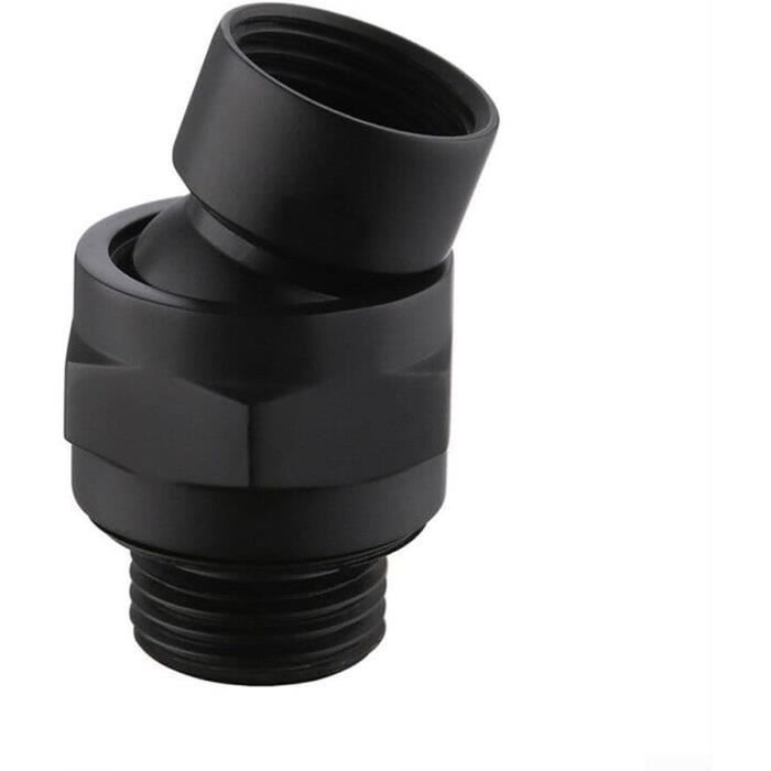 2 Joints Pivotants En Aluminium 180° — Connecteurs Réglables Noirs, Pour Montages Mécaniques, Robotique