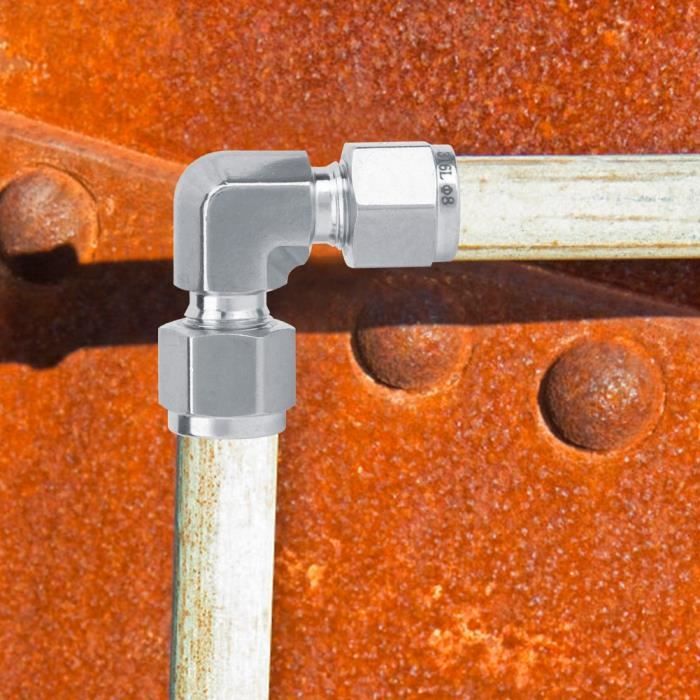 Connecteur En T Acier Inoxydable 316 - 25 Mm - Pour Tuyauterie Marine Et Génie Civil - Robuste Et Anticorrosion