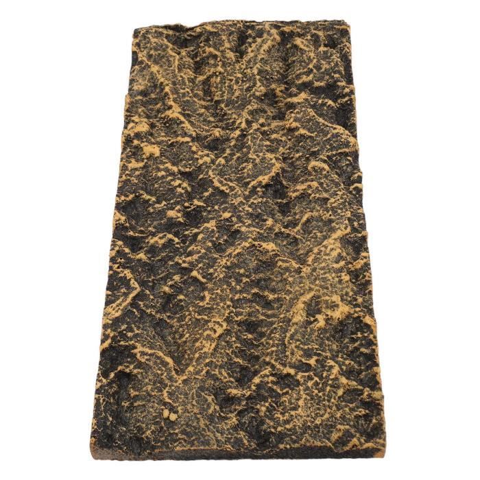 Meilleurs prix pour Fafeicy panneau de fond de réservoir de reptiles Fond de Terrarium de roche, animalerie decoration 26,5x12,5cm / 10,43x4,92 pouces