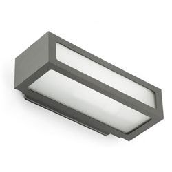 Applique extérieure Faro Natron gris foncé - 1 lampe E27 60W - IP54