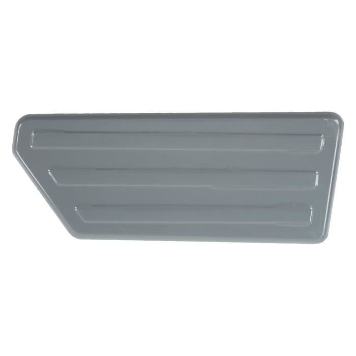 Couvre-Pédale Repose-Pied Voiture – Acier Inox Brossé Noir/Argent – Compatible Mazda 3 / CX-5 / Mazda 6 Sport (Conduite Gauche)