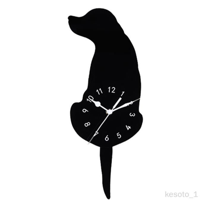 Sharplace Horloge Murale Chat Silencieuse - Décoration Drôle Et Unique Pour Amoureux Des Chats