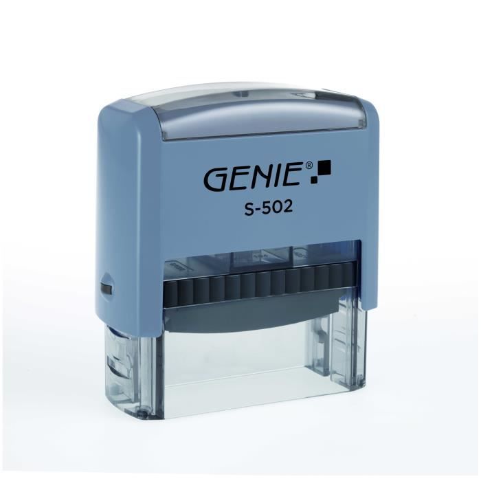 GENIE S502 AUTOENCREUR TAMPON PERSONNALISABLE PLASTIQUE (12544