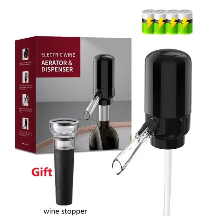 Distributeur automatique de vin HAOPYOU Aérateur électrique Noir Design contemporain 1