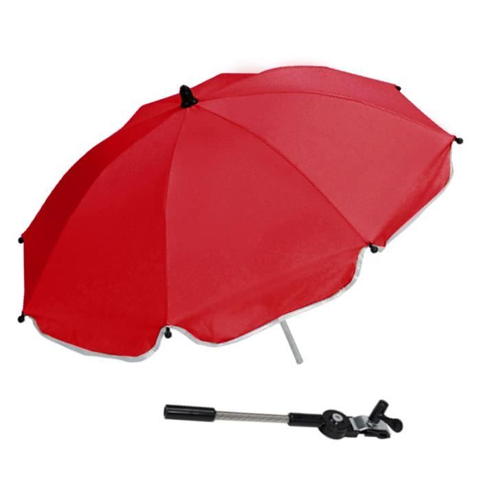 Ombrelle poussette rouge discount