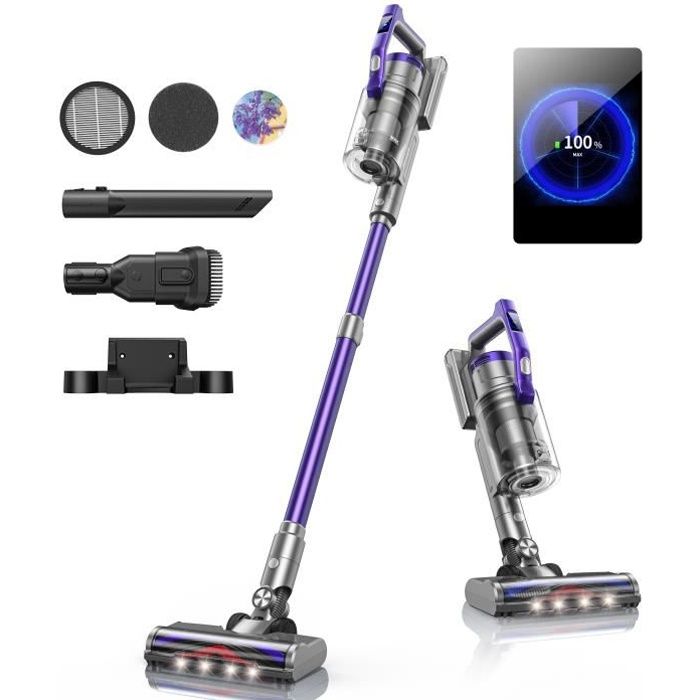 Aspirateur Balai sans FilHONITURE S1434KPa450W4 in 1Sans sacAromathérapie IntégréeÉcran
