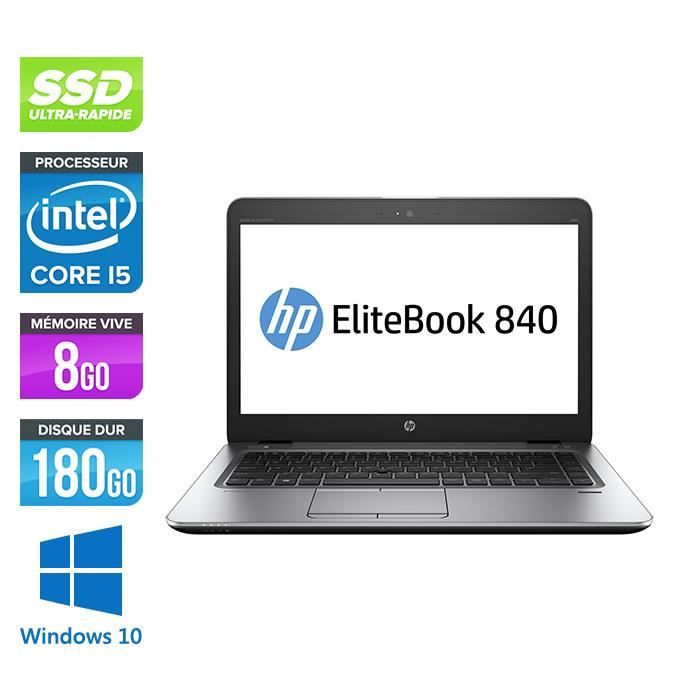 Acheter Pc portable HP 840 - i5 -8Go -HD 8750M - 180Go SSD -14 - W10 Reconditionné - 257,29 € Pc portable HP 840 - i5 -8Go -HD 8750M - 180Go SSD -14 - W10 Reconditionné - Hewlett-Packard reconditionné disponible sur Cdiscount Seconde Vie