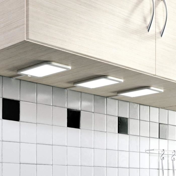Lampes LED Sous Meuble Avec Détecteur - USB-C Rechargeable, 2 Modes Luminosité - Pour Cuisine, Armoire