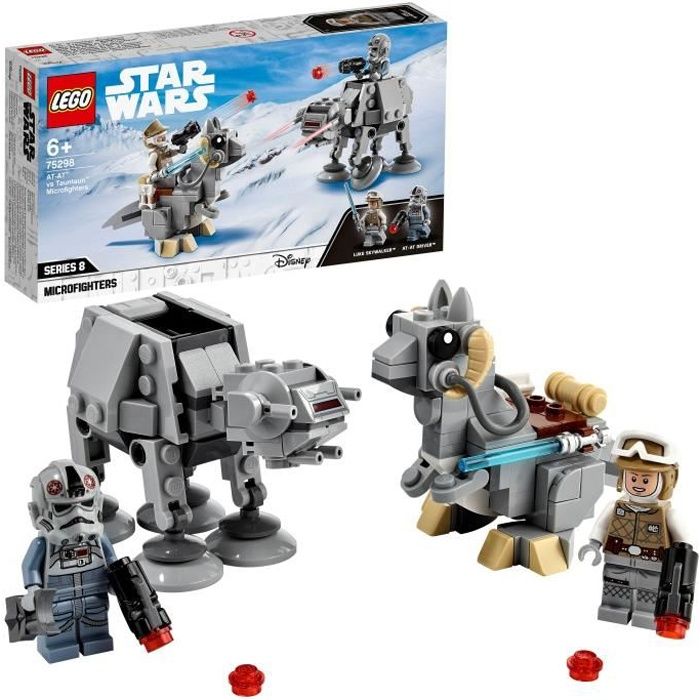 LEGO® Star Wars 75298 Microfighters AT-AT contre Tauntaun Jouet Minifigurine Luke Skywalker