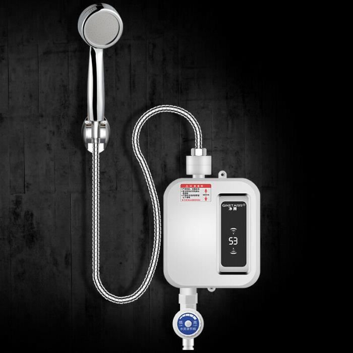 Chauffe-eau sans réservoir European standard 220V mini chauffe-eau électrique instantané sans réservoir de 3500 W sans réservoir 