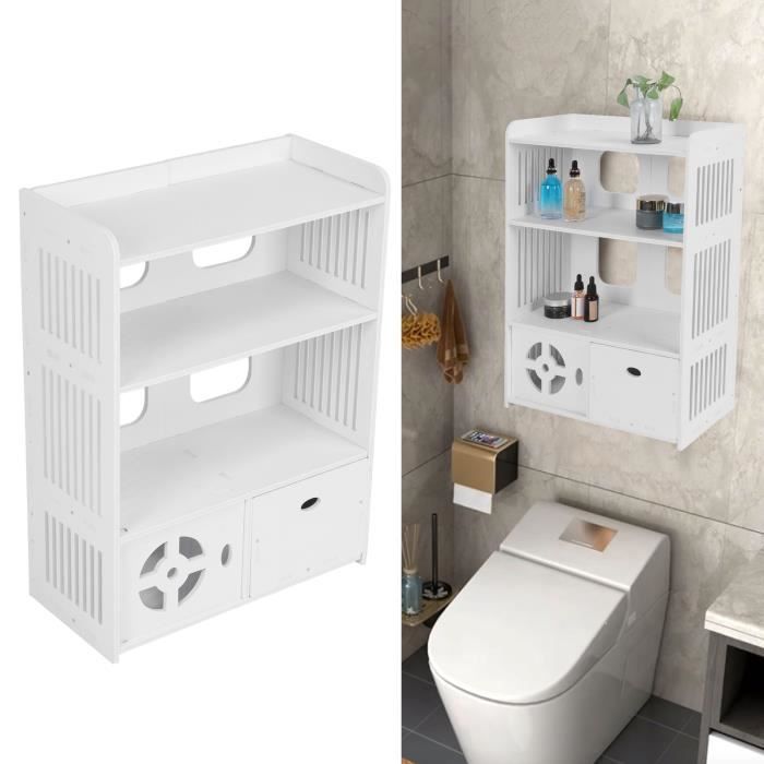 Armoire murale WC étanche armoire de rangement avec tiroirs