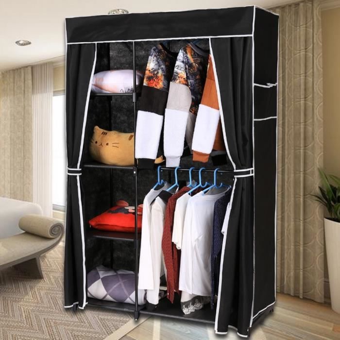 Armoire pliant HOMDOX vêtement chaussures organ... Cdiscount Maison