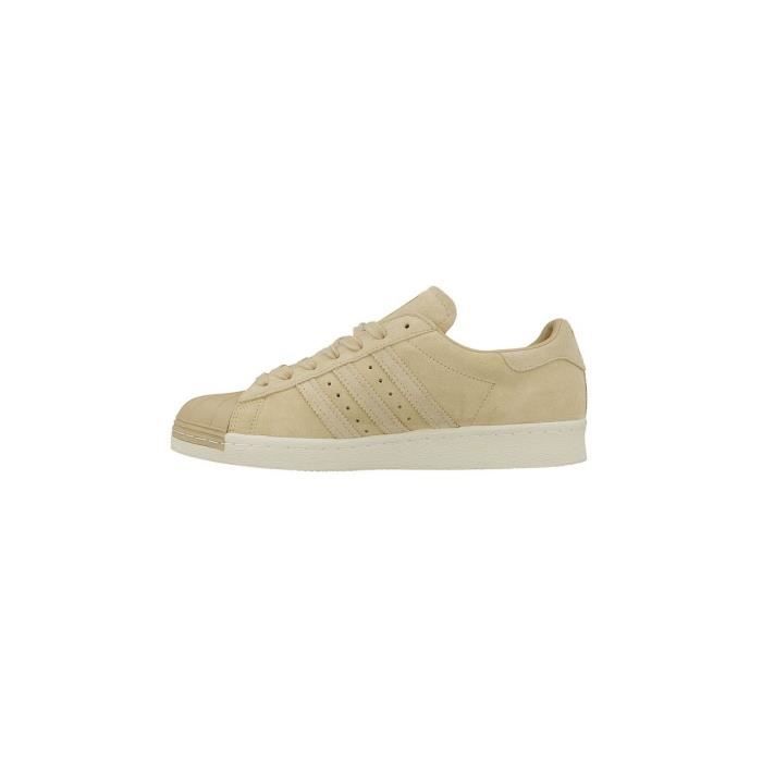 adidas originals superstar 80s trainers in beige bb2227