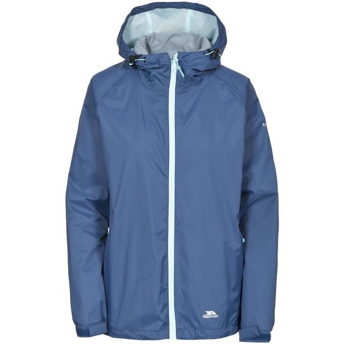 Trespass Nasu Ii Pour Femme Veste Impermeable Femme Impermeable Avec Capuche Camping Randonnee Vestes Impermeables