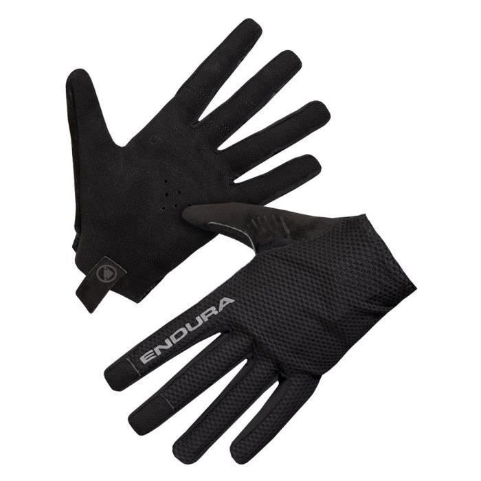Gants vélo Homme - ENDURA - EGM Full Finger Glove - Respirant - Noir