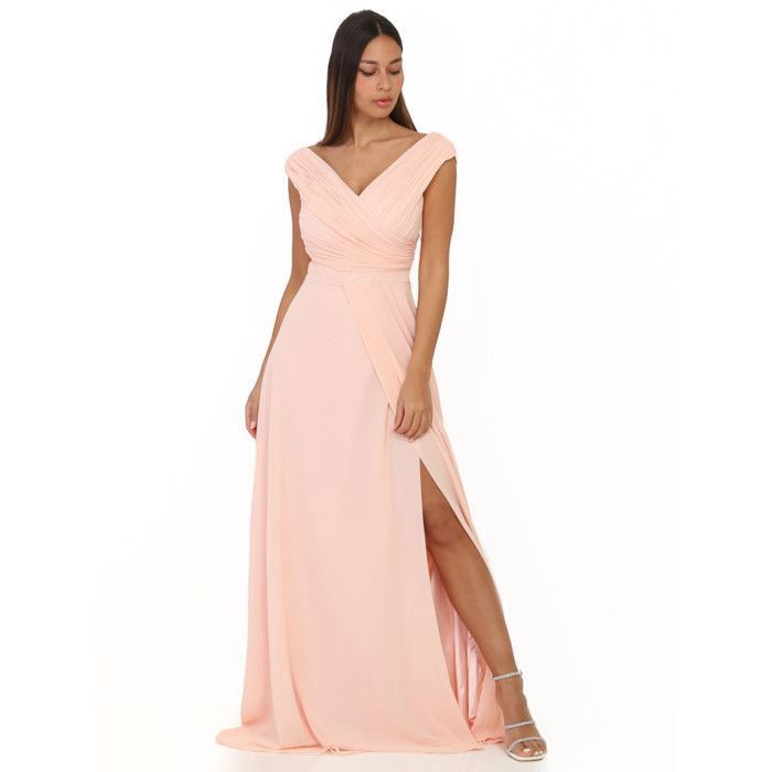 robe rose poudree