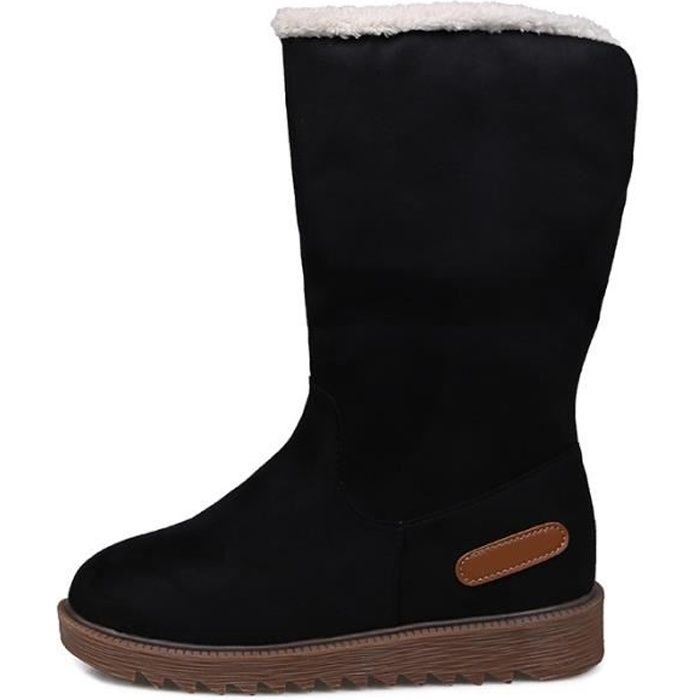 Chaussons Bébé Hiver - Bottines Doublées Épaisses En Coton - Semelle Antidérapante Souple - Tailles 0-18 Mois