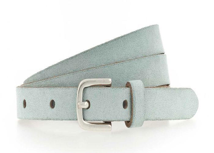 Vanzetti 15 mm Velour Belt 211194 ceinture ceinture Aquamarine