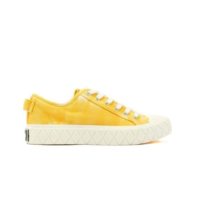 Palladium Baskets Palladium Palla Ace Lo Tie Dye - Jaune - Homme - Lacets - Textile - Plat