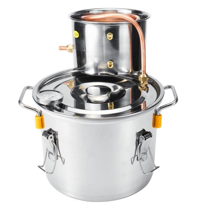 D/'eau en acier inoxydable//ALCOOL Distiller filtre à charbon PUR Purificateur