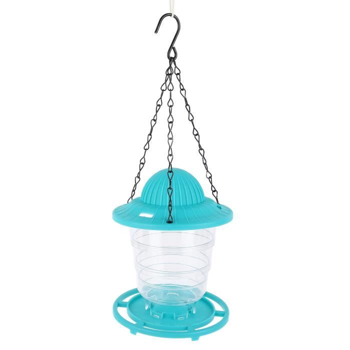 Mangeoire Oiseaux Umbra Gris - Design Moderne - 2L Capacité - Pour Jardin Et Extérieur