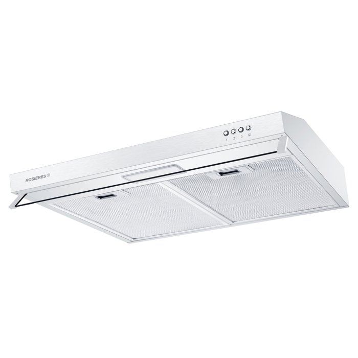 Hotte aspirante casquette - ROSIERES RHC638/1RB - 3 vitesses - L 60cm - Blanc