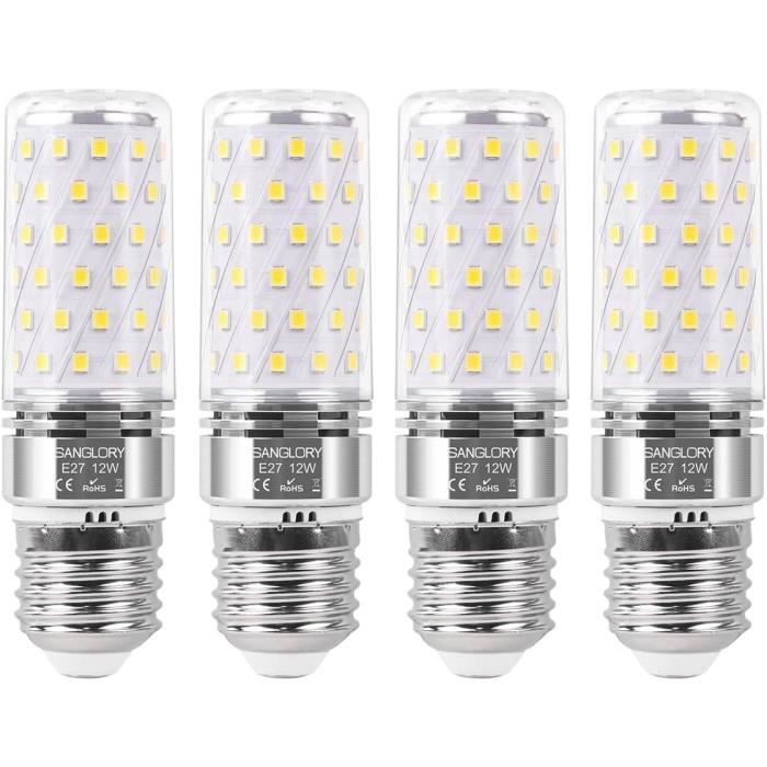 Ampoules Led E27 12W Équivaut Incandescence À 100W, Ampoules Led A Vis