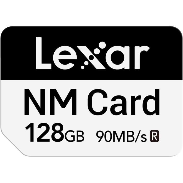 Carte Mémoire NM 128 Go 90 Mo/s - Compatible Huawei Mate/P/Honor Séries Récentes - 5