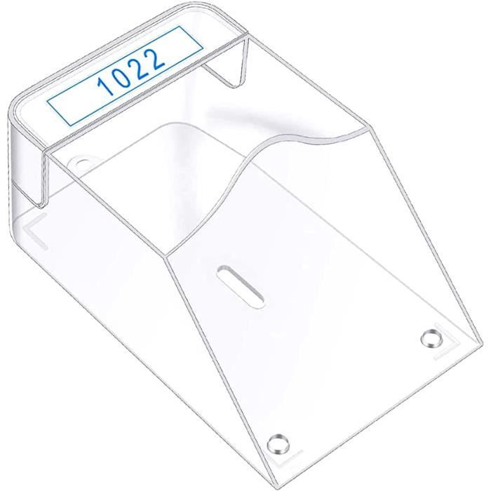 Cloche En Verre Transparent Avec Base En Bois - 10x16cm - Pour Décoration, Présentation De Gâteaux, Objets Précieux - 4