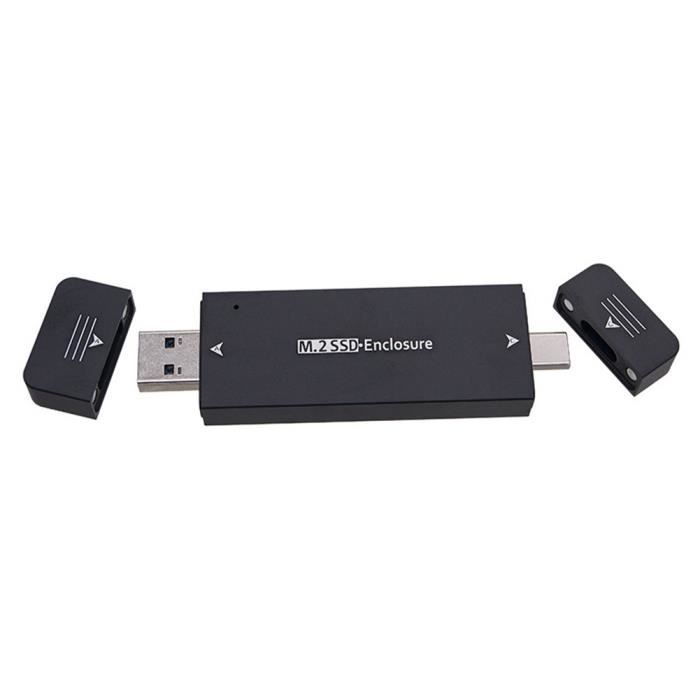 M.2 SSD Enclosure USB 3.1 Type C Enclosure External Hard Drive Enclosure Case pour 2230 2242 pour Windows Linux Cdiscount Informatique