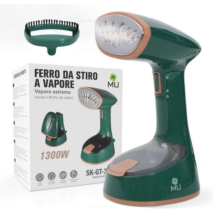 Défroisseur Vapeur SteamOne 2000W - Portatif, Réservoir 400ml - Pour Tissus Délicats