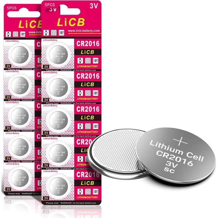 Lot De Piles Bouton CR2016 VARTA Lithium 3V - CR2025 Et CR2032 Aussi Dispo