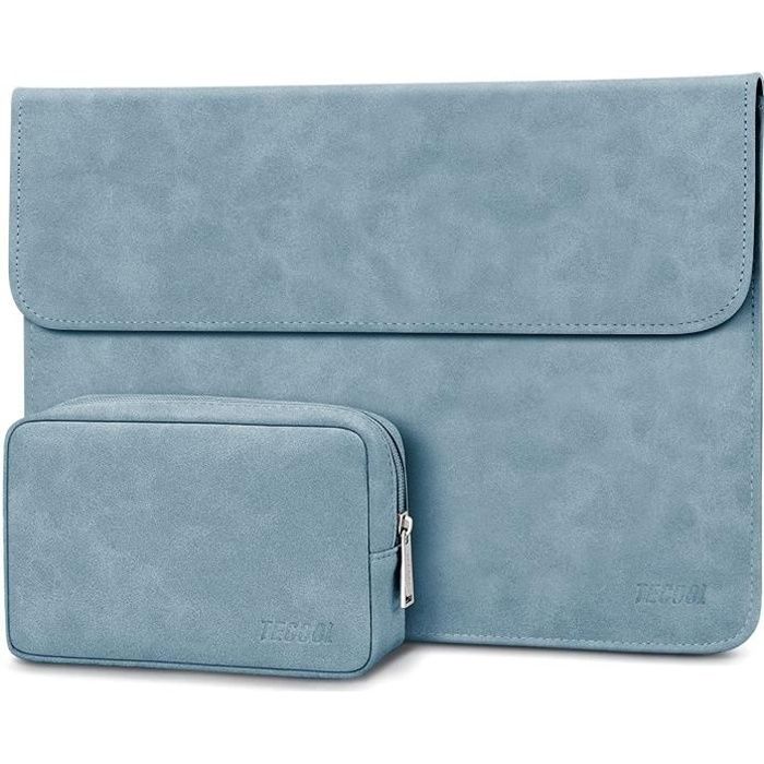 TECOOL 13 Pouces Housse de Protection pour 2020-2018 MacBook Air 13 / Pro 13,  Sacoche Pochette PC Portable avec Poignée, Gris Foncé - Cdiscount  Informatique