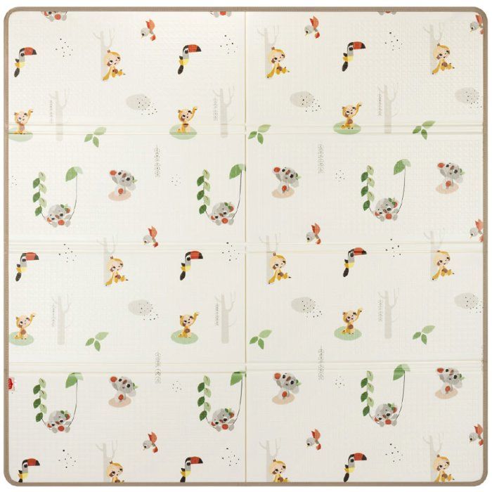 TINY LOVE tapis deveil bébé pliable double face anti-dérapant imperméable 150x150cm Dès la naissance Boho chic