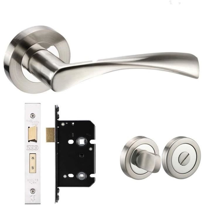 Maniglia A Goccia Su Rosetta Finitura Cromo Satinato - Ferramenta Spanò - Foto 10