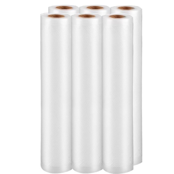 Machine Sous Vide Compatible Tous Modèles Rouleau Sous Vide Alimentaire, 3 Packs 28/25/20 X 300cm Sac Sous Sac Rangement Sous Vide Aspirateur